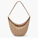 Loewe Luna Shoulder Bag Anagram Jacquard Tan/Pecan