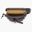 Loewe Mini Gate Dual Bag in Soft Calfskin and Jacquard Black