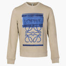 Loewe photocopy anagram sweatshirt stone gray/blue