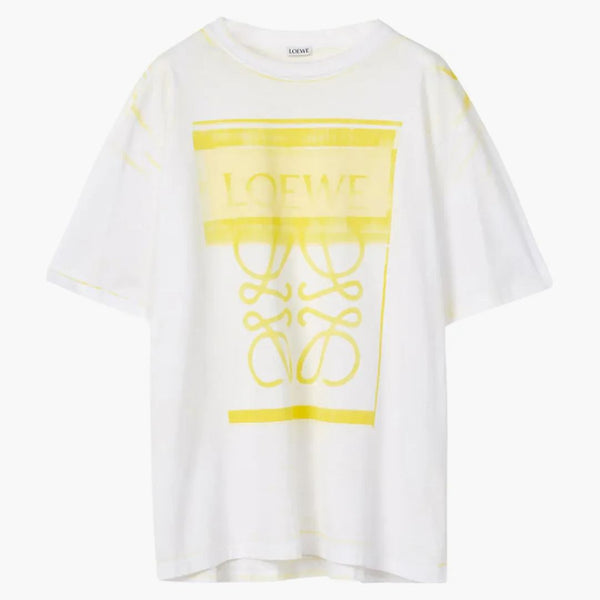 Loewe photocopy anagram t-shirt white/yellow