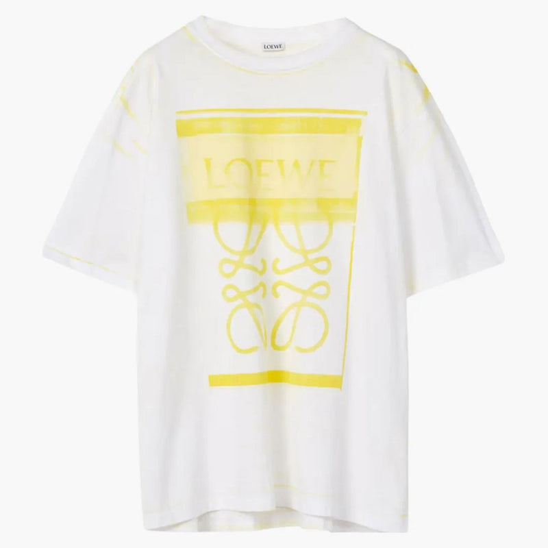 Loewe photocopy anagram t-shirt white/yellow