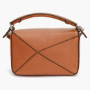 Loewe Puzzle Bag in Classic Calfskin Mini Tan