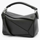 Loewe Puzzle Bag in Classic Calfskin Small Black