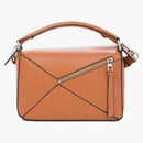 Loewe Puzzle Bag in Classic Calfskin Small Tan