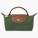 Longchamp Le Pliage Pouch Tote Bag Green