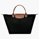 Longchamp Le Pliage Top Handle Bag M Black