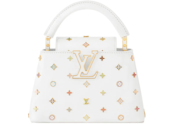 Louis Vuitton X Takashi Murakami Capucines Mini White