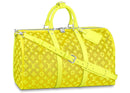 Louis Vuitton Keepall Bandouliere Monogram Mesh 50 Yellow