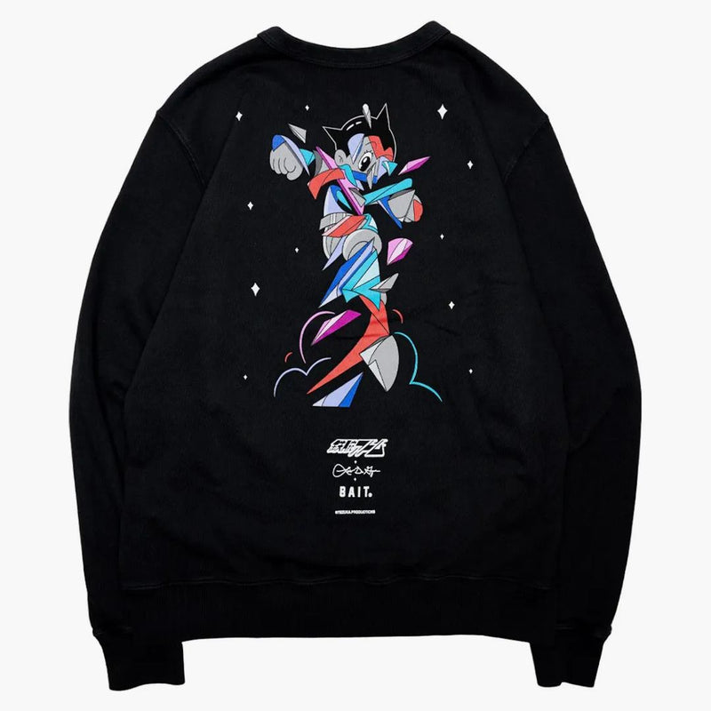 Louis de Guzman X Astro Boy X Bait Crewneck Sweater Black