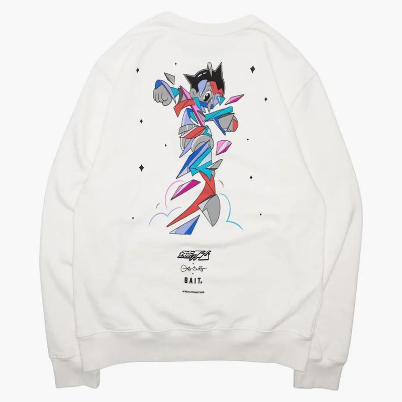 Louis de Guzman X Astro Boy X Bait Crewneck Sweater White