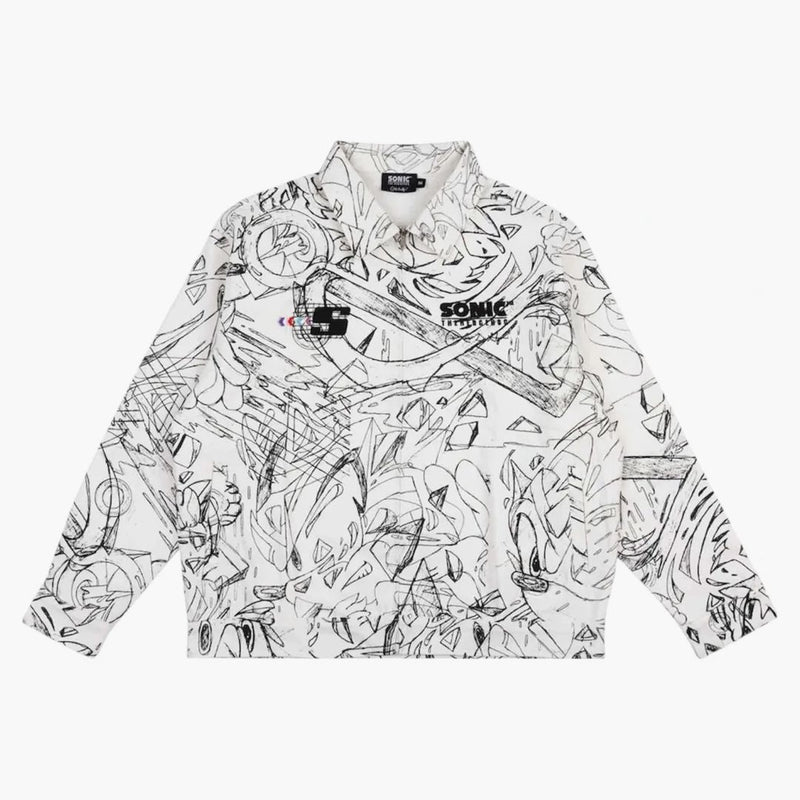 Louis de Guzman X Sonic the Hedgehog Sketch Jacket Natural