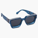 Louis Vuitton 1.1 Millionaire Sunglasses Blue Marble/gunmetal Gray