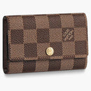 Louis Vuitton 6 Key Holder Damier Ebene Brown