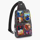 Louis Vuitton Avenue Sling Bag Damier Graphite Alps