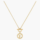 Louis Vuitton Baby Louise Necklace Gold