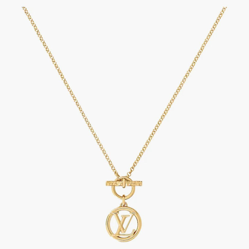 Louis Vuitton Baby Louise Necklace Gold