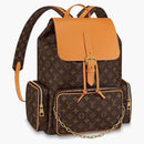 Louis Vuitton Trio Backpack Monogram Brown