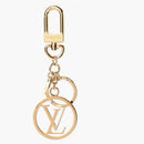 Louis Vuitton Bag Charm Key Holder Lv Circle Gold