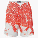 Louis Vuitton Bandana Board Swim Shorts Orange/white
