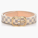 Louis Vuitton Belt Damier Azur Mini White/blue