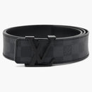 Louis Vuitton Belt Initiales Damier Graphite Black/grey