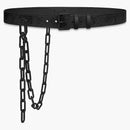 Louis Vuitton Signature Belt Monogram Chains 35mm Absolute Black
