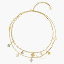 Louis Vuitton Blooming Strass Necklace Gold