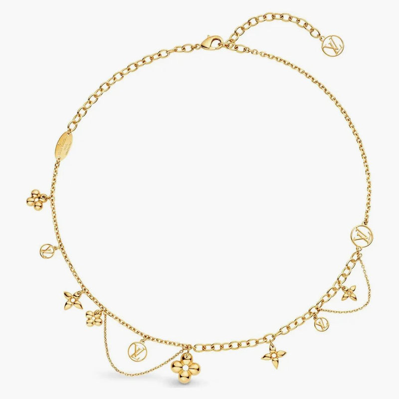 Louis Vuitton Blooming Supple Necklace Brass