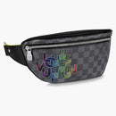 Louis Vuitton Bumbag Damier Graphite Pm Yellow