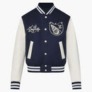 Louis Vuitton Calfskin Varsity Jacket Navy Blue