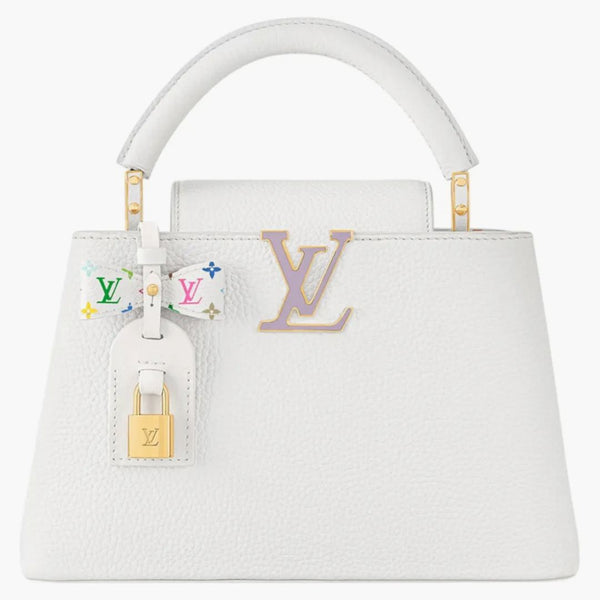 Louis Vuitton X Takashi Murakami Capucines Bb White