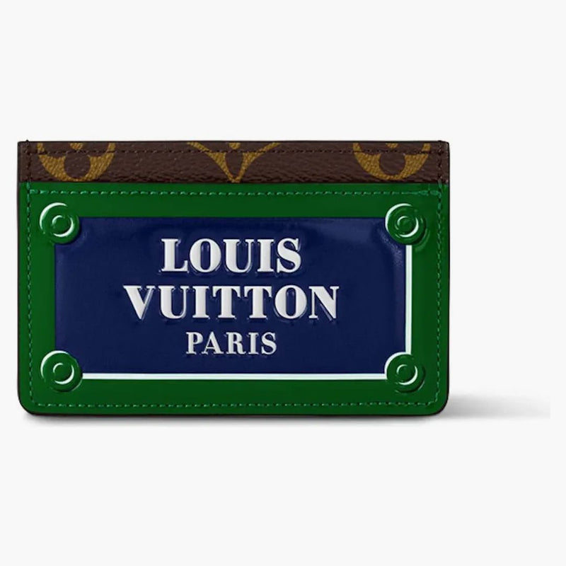 Louis Vuitton Card Holder Blue/green