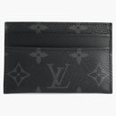 Louis Vuitton Card Holder Porte Cartes Double Monogram Eclipse Black/grey