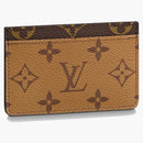 Louis Vuitton Card Holder Reverse Monogram Canvas Brown