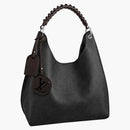 Louis Vuitton Carmel Mahina Hobo Bag Black