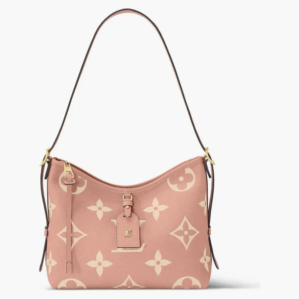 Louis Vuitton Carryall Pm Rose Trianon Pink/creme Beige