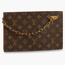Louis Vuitton Chain Clutch Monogram Legacy Brown
