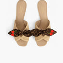 Louis Vuitton Cherie Mule X Takashi Murakami Raffia