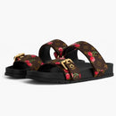 Louis Vuitton Cherry Bom Dia Flat Comfort Mule X Takashi Murakami Brown Monogram Cherry
