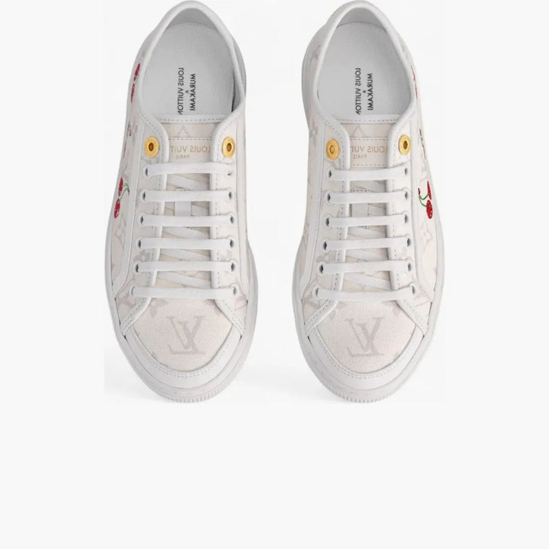 Louis Vuitton Cherry LV Lagoon Sneaker X Takashi Murakami White