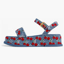 Louis Vuitton Cherry Maya Platform Sandal X Takashi Murakami Denim