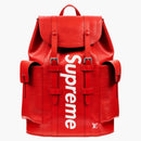 Louis Vuitton X Supreme Christopher Backpack Epi Pm Red