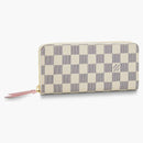 Louis Vuitton Clemence Wallet Damier Azur White
