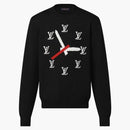 Louis Vuitton Clock Instarsia Pullover Black