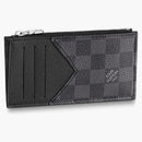 Louis Vuitton Coin Card Holder Damier Graphite Grey/black