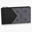 Louis Vuitton Coin Card Holder Monogram Eclipse Reverse Gray