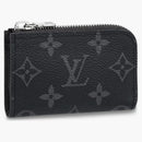 Louis Vuitton Coin Purse Monogram Eclipse Black Gray