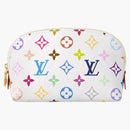 Louis Vuitton X Takashi Murakami Cosmetic Pouch Pm White Multicolored