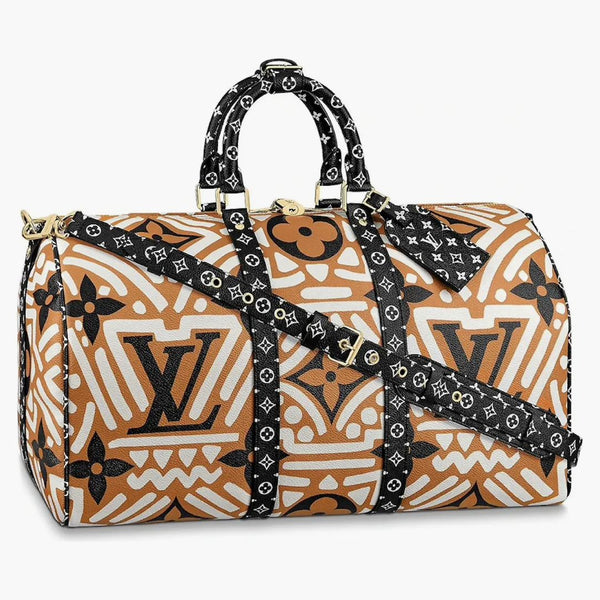 Louis Vuitton Crafty Keepall Bandouliere 45 Caramel/cream