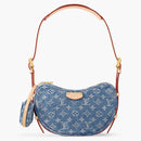 Louis Vuitton Croissant Mm Monogram Denim Blue